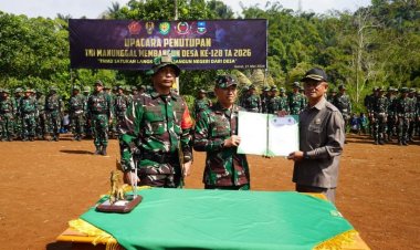 TMMD ke-128 Kodim 0611/Garut Resmi Ditutup, Seluruh Sasaran Pembangunan Tercapai 100 Persen